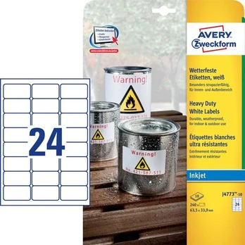 Avery Zweckform Heavy Duty A4 210 x 148mm