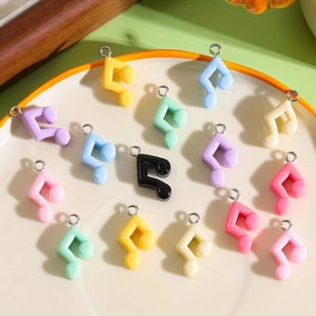 Pakabukai muzikos natos, 15 Small Musical Notes In Random Colors