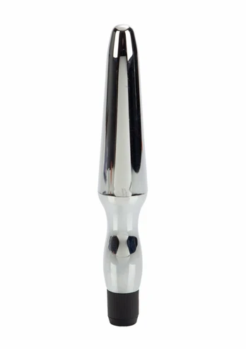 Waterproof Anal Probe Model 6.5” Silver-Plated Multi-Speed System