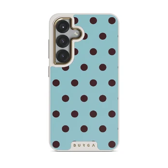 Aqua Mocha - Samsung Galaxy S25 Case, Elite Light (Magnetic) / Gold