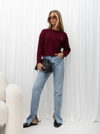Italy Moda Sweter-IR-SW-QF3080.70-bordinė
