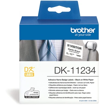 Brother Label Roll DK-11234 Black on White, DK