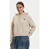 Tommy Jeans Džemperis DW0DW22357 Šviesiai smėlinė Regular Fit