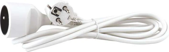 Emos 1 baltas lizdas 3m (P0113)