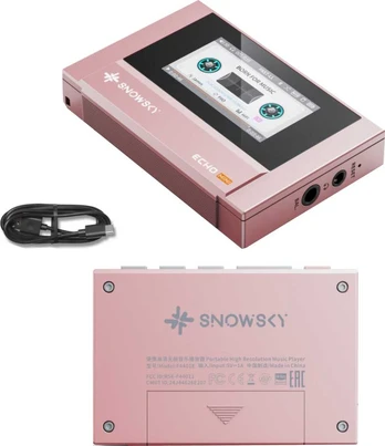 Nešiojamas didelės raiškos grotuvas FIIO SNOWSKY ECHO MINI, rožinis