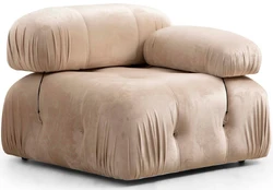 Fotelis Bubble 1R-Cream Kremas kaina