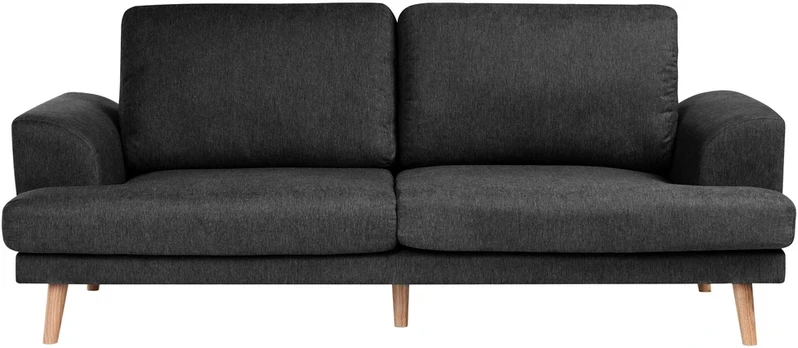 Beliani Trivietė sofa KILDAL juoda