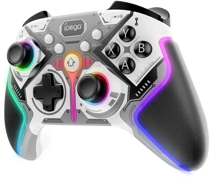iPega 9666HH Bluetooth RGB Gamepad for Android/iOS/PS3/PS4/PC/N-Switch Gray (Damaged Package)