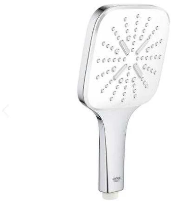 Rainshower SmartActive Cube 130 dušo galvutė 9.5 l/min. chromas/balta