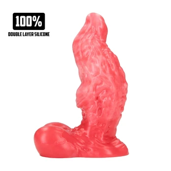 Fiction Cock Hell Ravager Silicone Model Red 21 cm