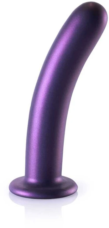 Ouch! Smooth Silicone G-Spot Dildo - 7'' / 17 cm