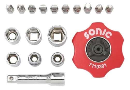 SONIC Įrankių komplektas 19vnt. 101901