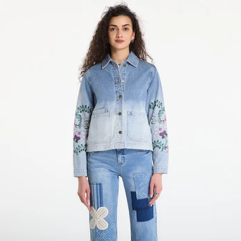 Desigual Chaq Dakota Coat Blue - Dydis M (26SWED165053 Striukės)