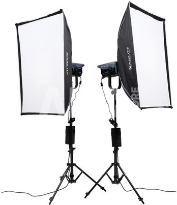 Nanlite FC-300B 2KIT-ST-LS with softboxes and stands