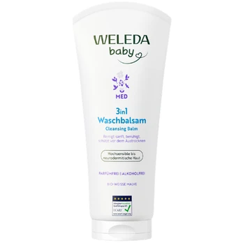 Prausiklis WELEDA 3IN1 WHITE MALLOW, 200 ml