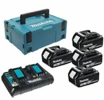 MAKITA.POWER SET 18V (BL1830Bx4 + DC18RD) MAKPAC