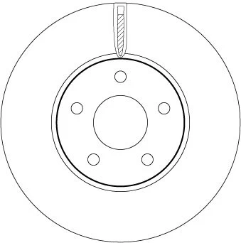 TRW DF6975 Brake Disc