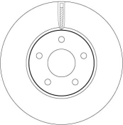 TRW DF6975 Brake Disc kaina
