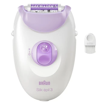 Braun Silk-épil 3 SE3-000 Epilator, White/Pink