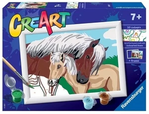 Tapymas pagal skaičius Ravensburger CreArt Horses 20075