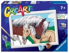 Tapymas pagal skaičius Ravensburger CreArt Horses 20075 kaina