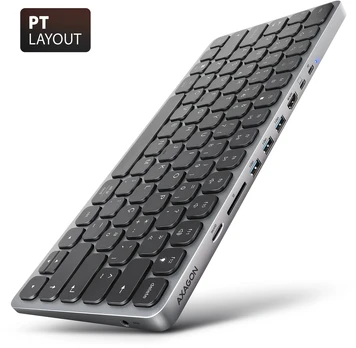 HMC-KB-PT USB-C 5Gbps KEYBOARD (PT) 9in1 hub