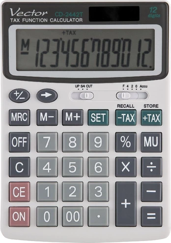 Skaičiuotuvas Casio VECTOR KAV CD- 2442T