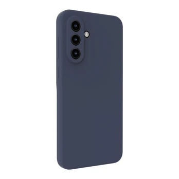 Evelatus Samsung Galaxy A36 Premium Magnetic Soft Touch Silicone Case Dark Blue