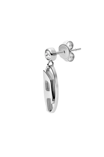 Diesel Steel single earring with crystal DX1655040