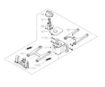 Aadjust Height Assembly WR147E, WR148E, Worx kaina