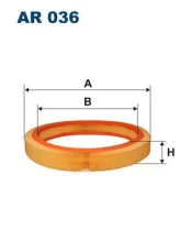Oro filtras FILTRON AR 036 kaina