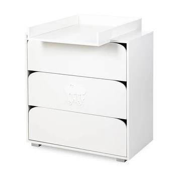 Komoda Klupš NEL CLUOD, White