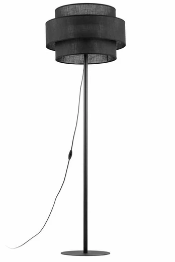 Tk Lighting Calisto E27 pastatoma lempa, juoda
