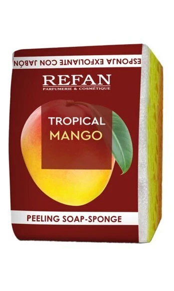 Šveičiamasis muilas-kempinėb "Tropical Mango" REFAN