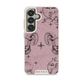 Aries - Samsung Galaxy S25 Case, Elite Light (Magnetic) / Gold / Pink