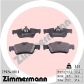 Stabdžių trinkelių rinkinys, diskinis stabdys ZIMMERMANN 23924.180.1 kaina
