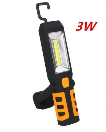 Lempa darbinė akumuliatorinė 3W COB LED+1W LED