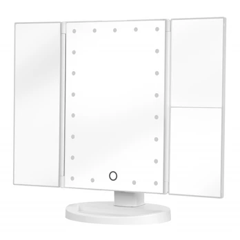 Humanas HS-ML04 Make-up Mirror with LED Lights - Baltas