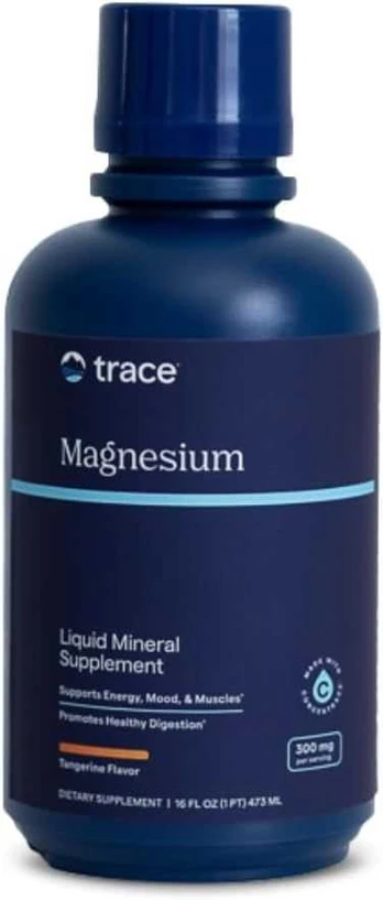 Trace Minerals Trace Magnesium Liquid 473 ml. (Tangerine skonis)