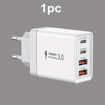 4 prievadų USB-C kroviklis 20W, 1 vnt