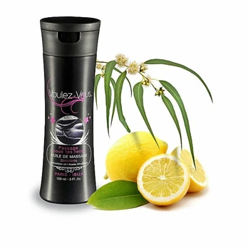 Voulez-Vous... Massage Oil Eucalyptus & Lemon 150ml - Refreshing Formula