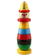Lavinimo žaislas Brio Stacking Clown kaina