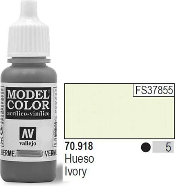 Vallejo Color Nr5 Ivory Matt 17ml - 70918