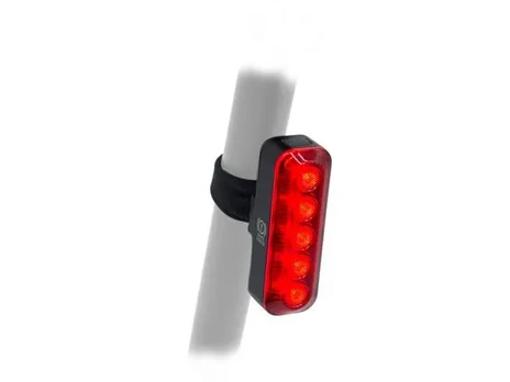 Author Rear Light XYRIUS Brake USB 400lm(juodas/red-lens)