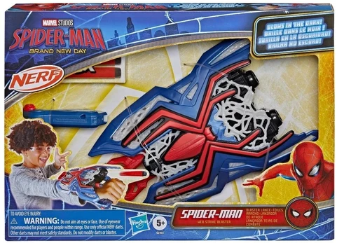 SPIDER-MAN Hasbro Žaislinis ginklas Žmogus-voras Nerf Web Strike Launcher
