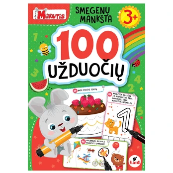 100 užduočių nuo 3 m.