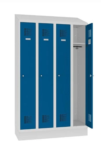 Persirengimo spinta Sloping TOP su cokoliu, 4 skyriai