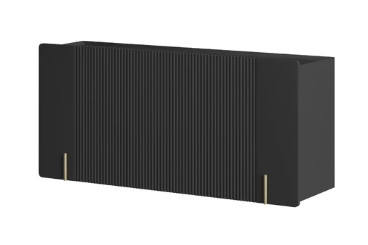 Chest Of Doors Wall Mounted Malmi 150 Cm - Black / Gold
