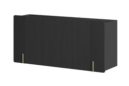 Chest Of Doors Wall Mounted Malmi 150 Cm - Black / Gold kaina