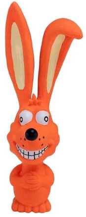 PET NOVA Latex Rabbit lateksinis triušis 17cm 2vnt